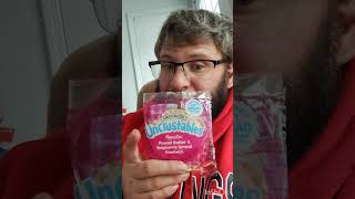 Raspberry uncrustable shorts reaction food fyp youtubeshorts [upl. by Nesto]