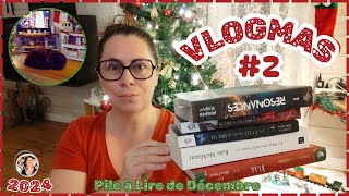 ❄️ Vlogmas 2 🎄  Pile à Lire de décembre 2024 [upl. by Aineles]