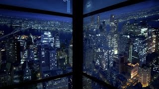 One World Trade Center timelapse elevators reveal sunset evening city views [upl. by Enelaj478]