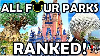 Ranking the Disney World Parks Orlando Florida [upl. by Greene]