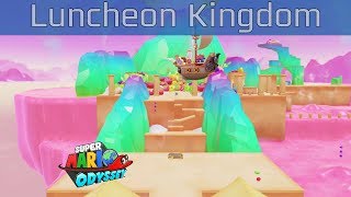 Super Mario Odyssey  Luncheon Kingdom Walkthrough HD 1080P60FPS [upl. by Ragg]