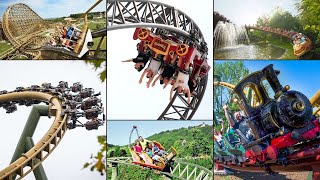 Unforgettable Adventure All Roller Coasters at Theme Park Tripsdrill POV [upl. by Sayre]