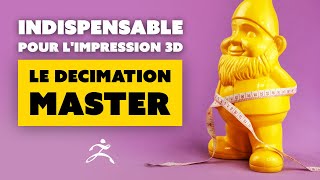 Zbrush Decimation Master  Réduisez le nombre de polygones de vos fichiers pour limpression 3D [upl. by Leahsim175]