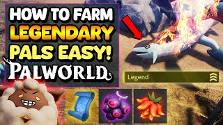 How To Farm Legendary Pals In Palworld Guide  Jetragon Frostallion Necromus amp Paladius [upl. by Northington]