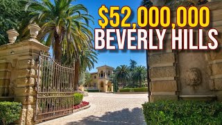 Inside 52000000 Beverly Hills Mega Mansion [upl. by Ayenat]