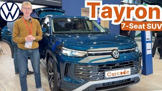 Volkswagen Tayron First Look New 7Seat SUV 4K  Carcode [upl. by Bracci]