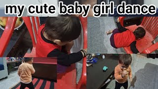 my cute baby girl dance manushree family vlog Manushreefamilyblogdaliyvlog [upl. by Bergstein]