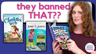 Teacher Reacts Banned Children’s Books  Banned Books Week 2024 [upl. by Lessur]