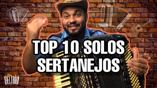 TOP 10 SOLOS SERTANEJOS NA SANFONA GUSTAVO BELTRÃO [upl. by Vizza]