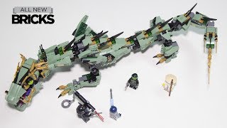 Lego Ninjago Movie 70612 Green Ninja Mech Dragon Speed Build [upl. by Weixel]