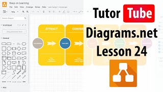 Diagramsnet Tutorial  Lesson 24  Using Diagram Templates [upl. by Pape]