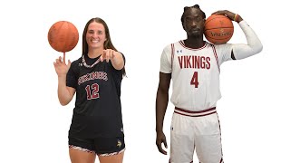 VCSU Viking mens and womens basketball vs MinnesotaMorris [upl. by Nagyam]