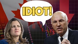 HILARIOUS Kevin OLeary Super Pissed At Chrystia Freeland So Embarrassing [upl. by Adelheid]