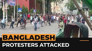 Dozens wounded as Bangladesh students protest government job quotas  Al Jazeera Newsfeed [upl. by Ahsilem]