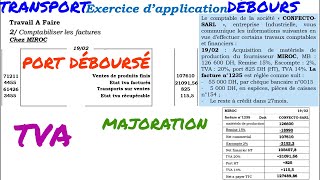 exercice dapplication 4 la facturation Transport déboursé [upl. by Kennith]