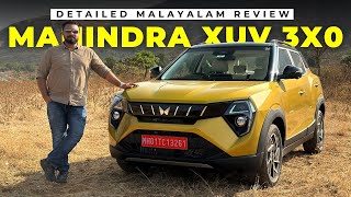 MAHINDRA XUV 3XO Detailed Malayalam Review  New Mahindra XUV  Hani Musthafa [upl. by Amsaj]