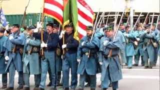 Irish Brigade Marching Up Fifth Avenue NYC 3162013 [upl. by Gilburt]