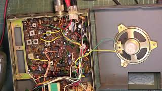 Midland 3001 CB2781 UK FM CB radio  retune amp test [upl. by Adyol628]