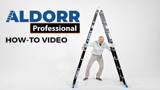 How to ALDORR Professional  Vouwladder [upl. by Tearle]