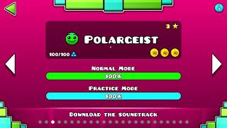 Polargeist All Coins  Geometry Dash 22 [upl. by Ereynihc944]