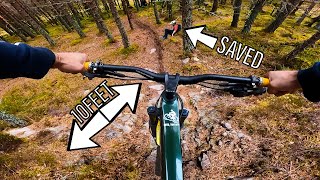 10 FOOT DROP’S and SCOTTISH LOCAL’S  High Burnside MTB Trails  Aviemore MTB [upl. by Newkirk564]