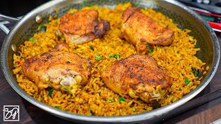 Budget Friendly One Pot Chicken and Yellow Rice [upl. by Gillead801]