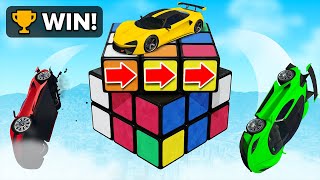 STAY on The ROTATING CUBE to WIN GTA [upl. by Adivad799]