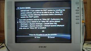 PS3 Update 321 Removal of quotInstall Other OSquot Feature [upl. by Ayvid]