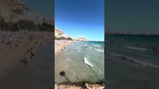 Beach in Alicante Spain [upl. by Elokyn]