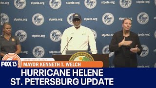 Hurricane Helene St Petersburg update [upl. by Mckenna]