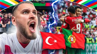 ESKALATION mit TÜRKEI FANS😱🔥 RONALDO SAUER auf FLITZER  Türkei vs Portugal 🇹🇷🇵🇹 Stadionvlog [upl. by Trygve528]