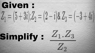 Tricky Multiplication amp Division of Complex numbers  Mathematics [upl. by Mears]