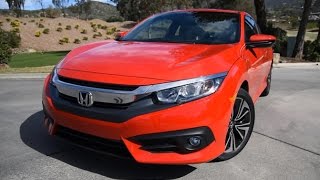 2016 Honda Civic Coupe Review  First Drive [upl. by Latrena]