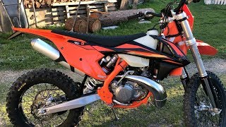 KTM EXC 250 TPI 2019 Walkaround amp cold start [upl. by Stone]