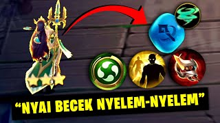 MENGBECEKBECEK KADITA UNLIMITED ULTI PAKE ANGELA 1  FLICKER  Magic Chess Mobile Legends [upl. by Aivalf]