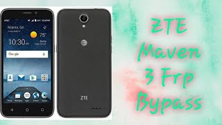 ZTE Maven 3 Frp BypassZ835 [upl. by Ateerys52]