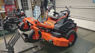 Keeping grass clippings off underside of mower decks and update on grease zerks on bad boy mower zt [upl. by Lleruj]