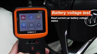 How to use V317 OBD handheld diagnostic scanner [upl. by Tymes253]