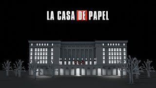 Money Heist Intro Theme 3D Animation Netflix Bank of Spain [upl. by Eenel]