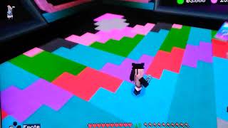 Nadia plays block party on Minecraft [upl. by Byrann]