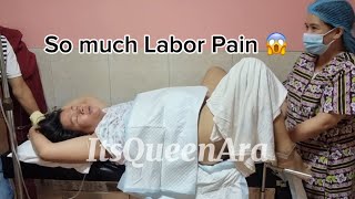 So much Labor pain End part must watch  Normal Delivery  Childbirth  Labor and Delivery [upl. by Anyah355]