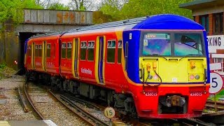 SWR Class 456  455s Combos At Dorking  Monday 23rd April 2018 [upl. by Mansfield]