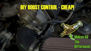 Control Boost for Cheap  DIY Manual Boost Controller [upl. by Anaiad777]