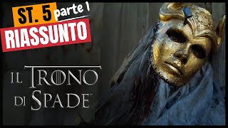 Riassunto Il Trono di Spade  Stagione 5  Parte 1 [upl. by Anedal]