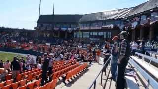 7th inning stretch  april 11 2015 Frederick Keys [upl. by Livvyy665]