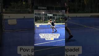 Pov pruebas el Grippadel y bloqueas como Juan Martin 😉 grippadel grippadelfusion padel [upl. by Rovert118]