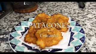 COMO HACER PATACONES CROCANTES [upl. by Ettedualc695]