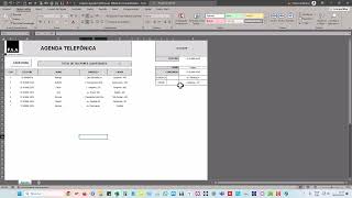 06 06 2024 Excel agenda telefônica [upl. by Biamonte164]