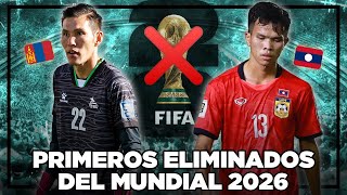 Las PRIMERAS 10 SELECCIONES ELIMINADAS del MUNDIAL 2026 [upl. by Selie]