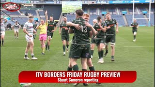 ITV BORDERS FRIDAY RUGBY PREVIEW  30824 [upl. by Ihdin]